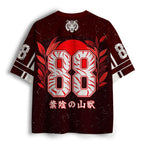 kyoto lion mesh jersey for streetwear