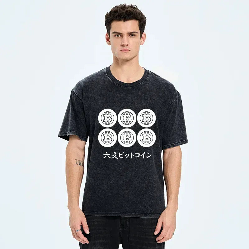 kyoto lion japanese washed t-shirt for streetwear