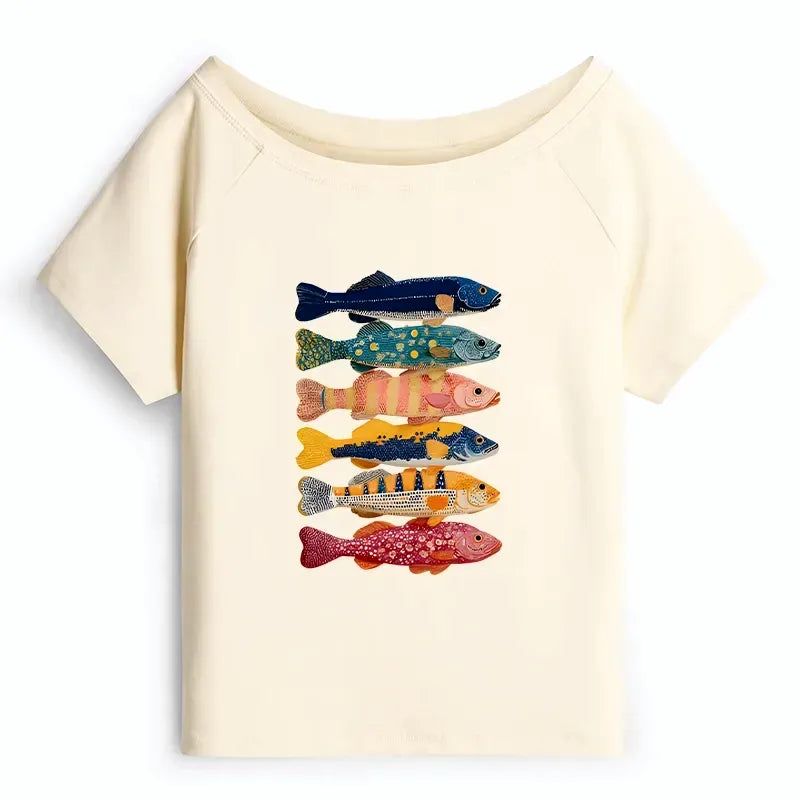 Kyoto Lion Japanese Art Tee for Women