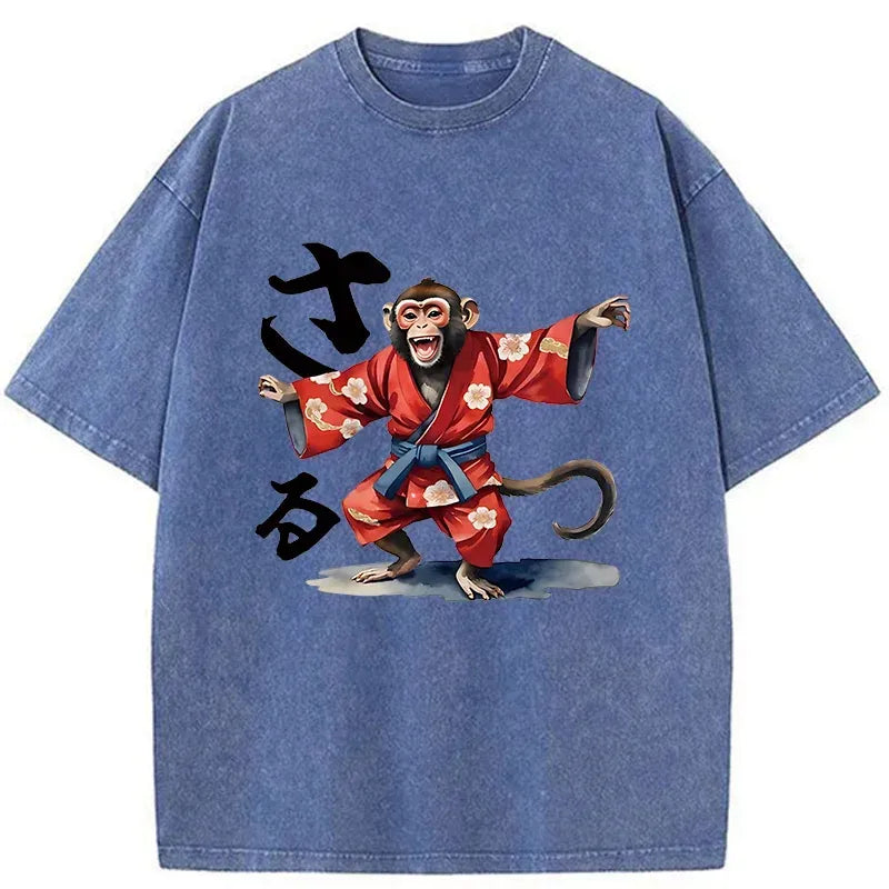 kyoto lion dancing monkey streetwear shirt