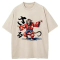 Kyoto-Lion Dancing Monkey Washed T-Shirt