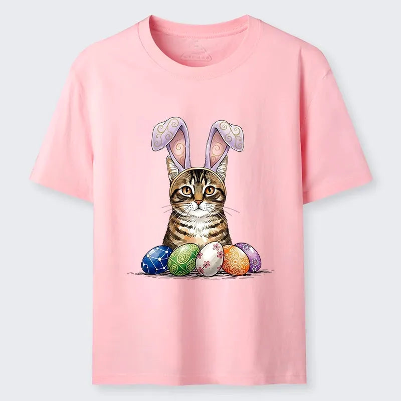 Soft Cotton Cat T-Shirt for Summer