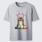 Japanese Retro Cat T-Shirt for Street Style