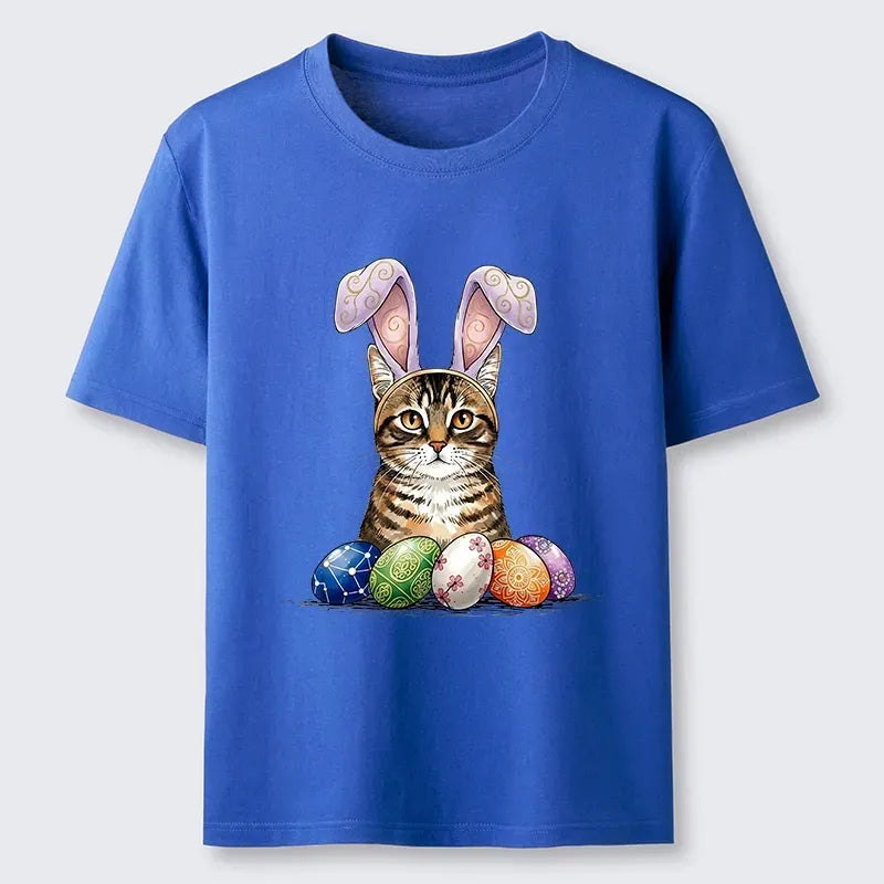 Soft Cotton Cat T-Shirt for Summer