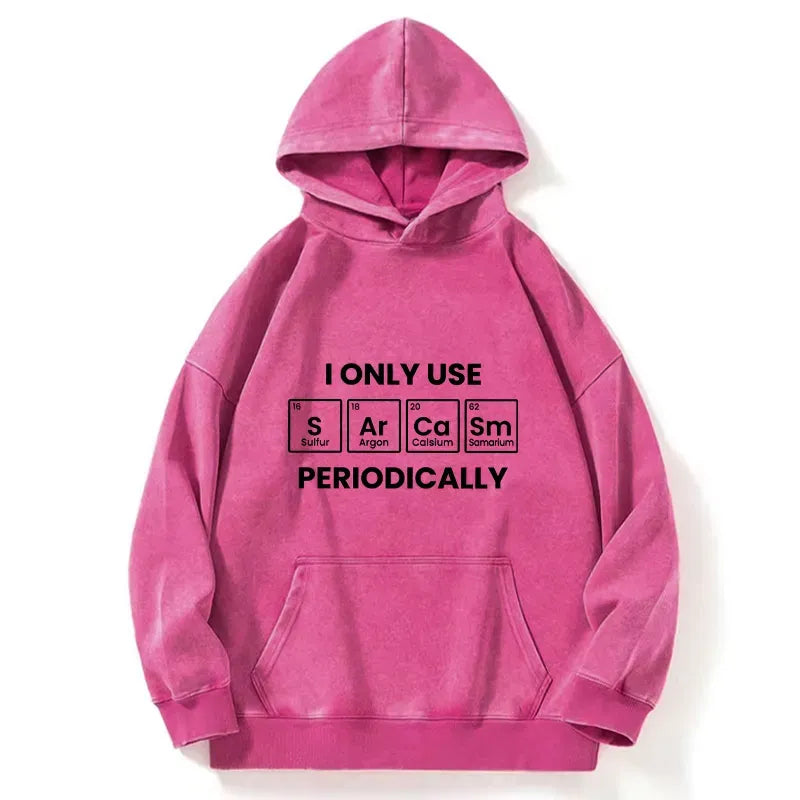 Interesting Chemical Elements Washed Hoodie Gift Idea