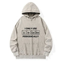 Kyoto-Lion Interesting Chemical Elements Washed Hoodie