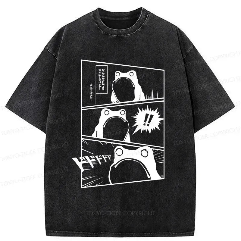 Japanese Vintage Frog T-Shirt Gift for Her