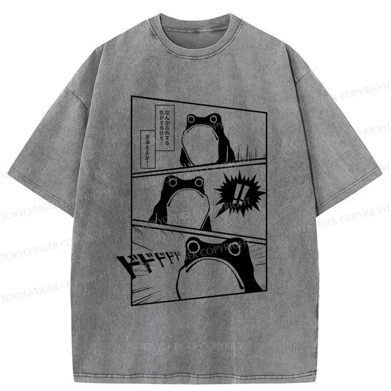 Japanese Vintage Frog T-Shirt Gift for Her