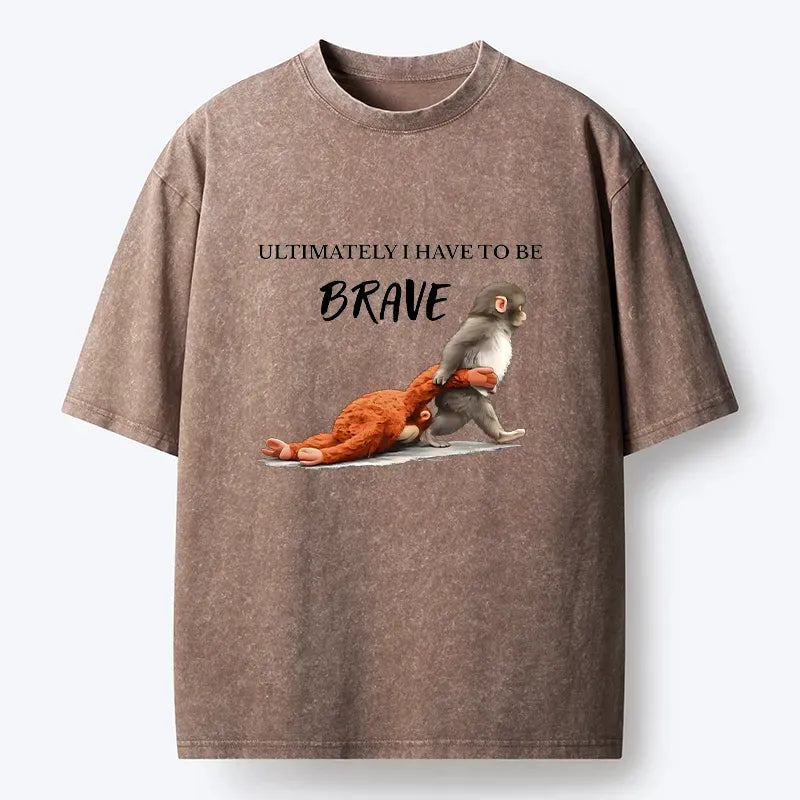 brave lion graphic tee for men casual
