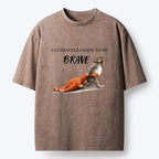brave lion graphic tee for men casual