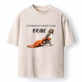 brave lion graphic tee for men casual