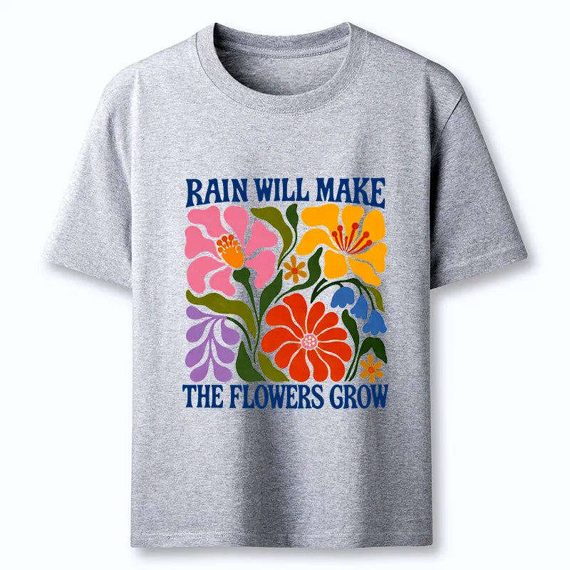 Kyoto-Lion Retro Floral Positive Quote Classic T-Shirt