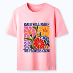 Kyoto-Lion Retro Floral Positive Quote Classic T-Shirt