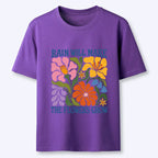 Kyoto-Lion Retro Floral Positive Quote Classic T-Shirt