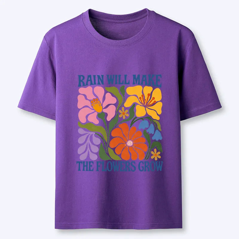 Kyoto-Lion Retro Floral Positive Quote Classic T-Shirt