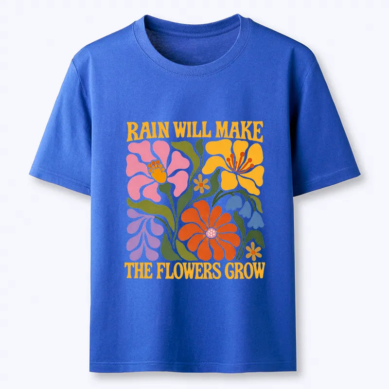 Kyoto-Lion Retro Floral Positive Quote Classic T-Shirt