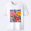 Kyoto-Lion Retro Floral Positive Quote Classic T-Shirt