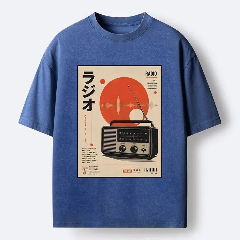 Japanese Vintage Radio Poster T-Shirt