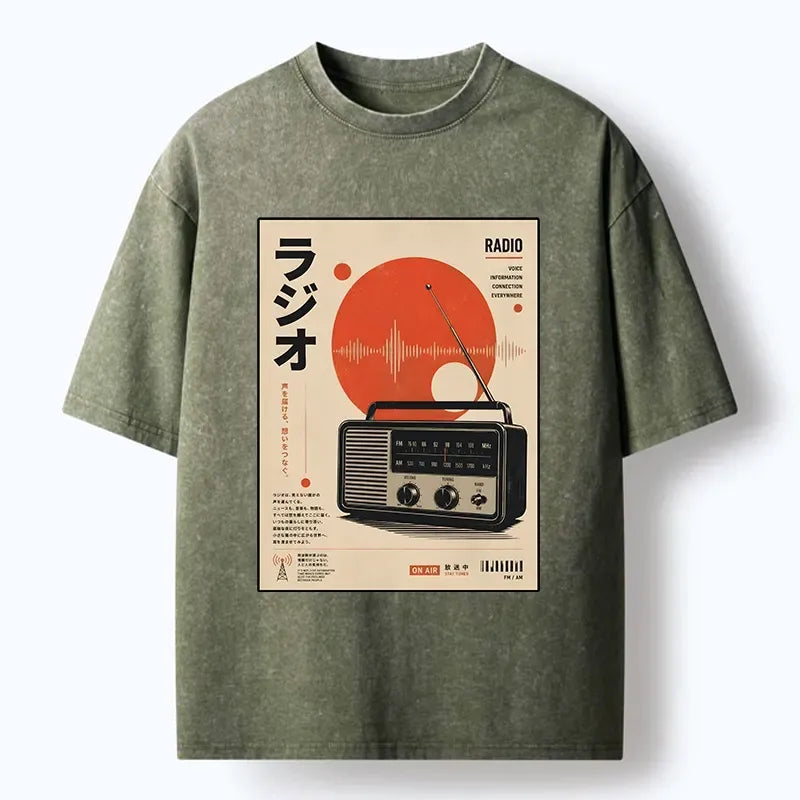 Japanese Vintage Radio Poster T-Shirt