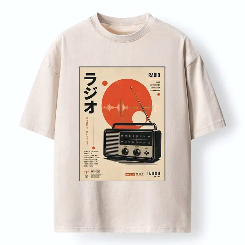 Japanese Vintage Radio Poster T-Shirt