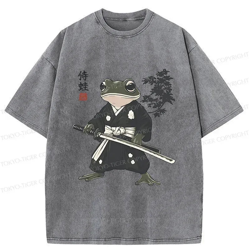 Vintage Japanese Frog Tee for Streetwear