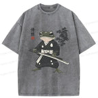 Vintage Japanese Frog Tee for Streetwear