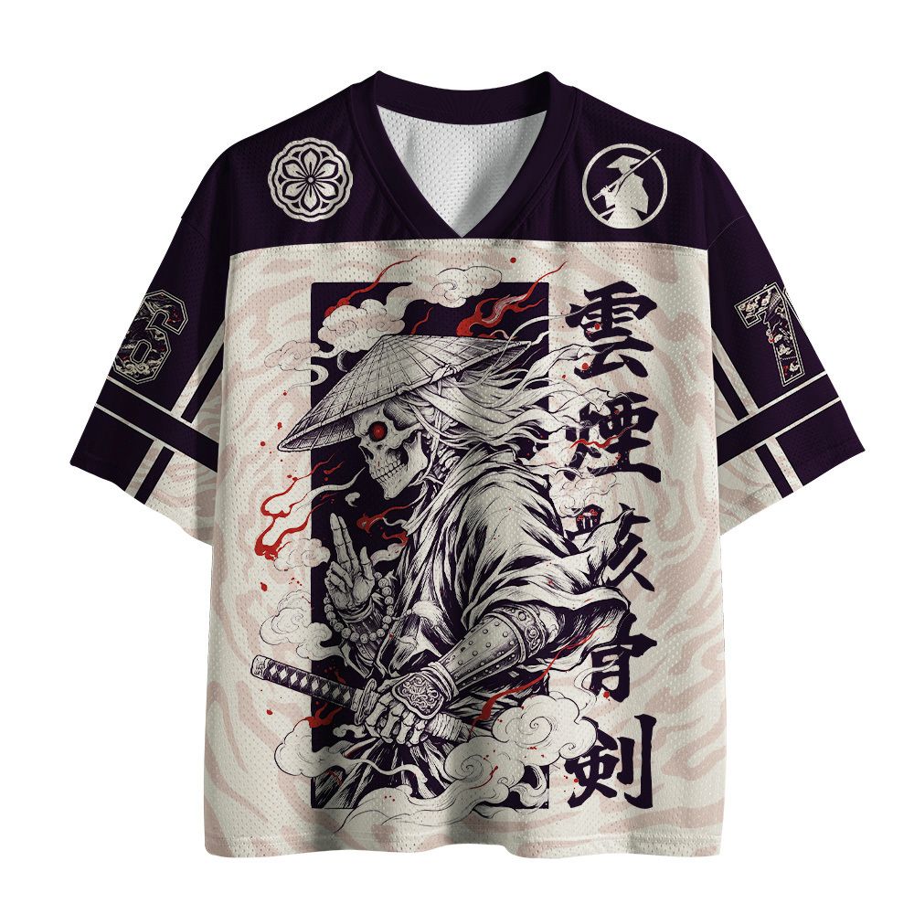 Skull Samurai Jersey for Streetwear Fashion