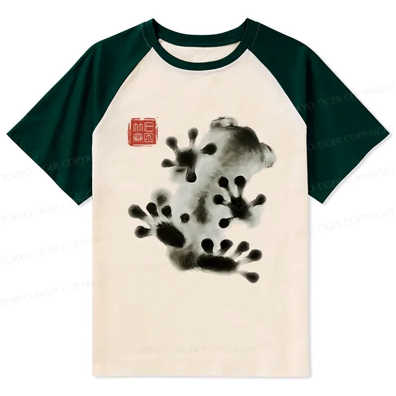 Ukiyo-e Frog T-Shirt Best Seller for Streetwear