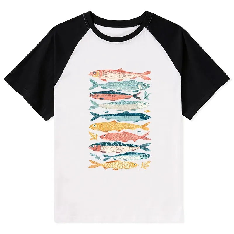 Japanese Culture Unisex Raglan Shirt