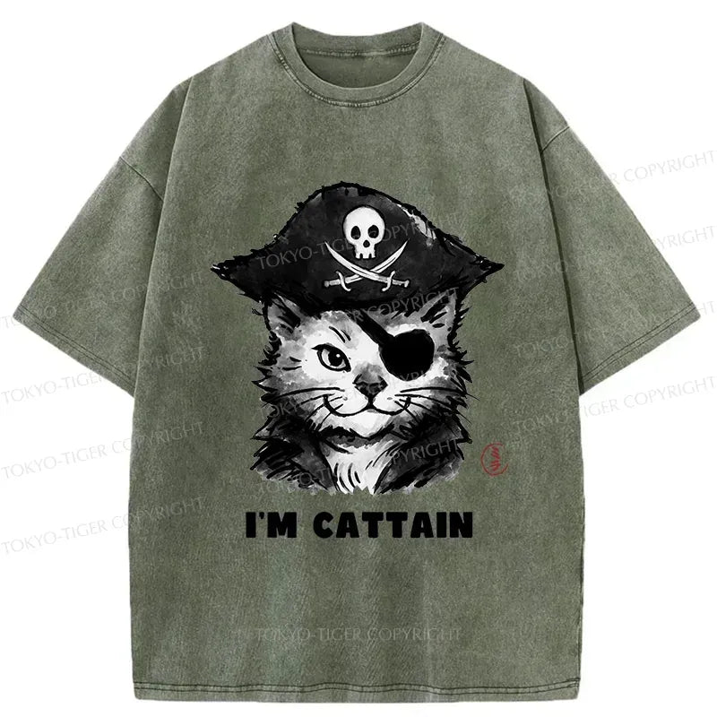 Kyoto Lion Japan Cat T-Shirt for Streetwear