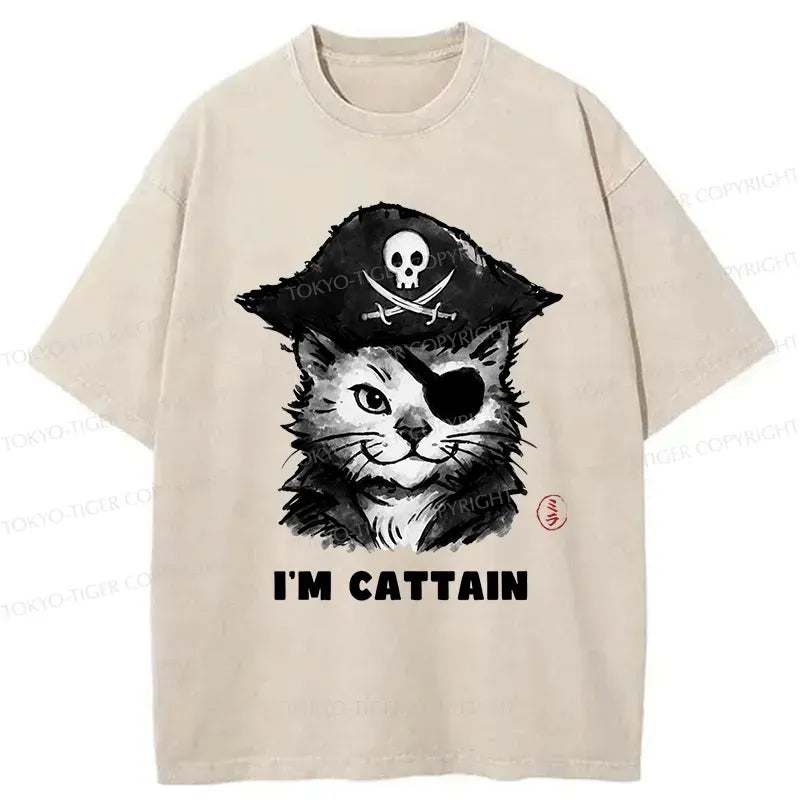 Kyoto Lion Japan Cat T-Shirt for Streetwear
