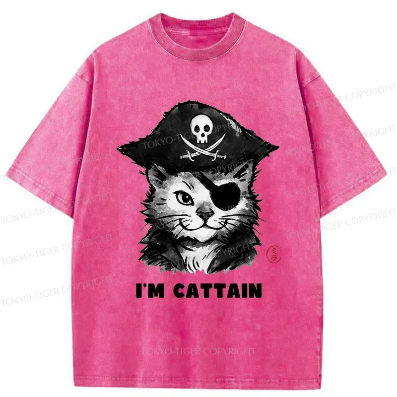 Vintage Japanese Cat T-Shirt On Sale