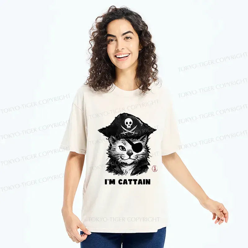 Kyoto Lion Japan Cat T-Shirt for Streetwear