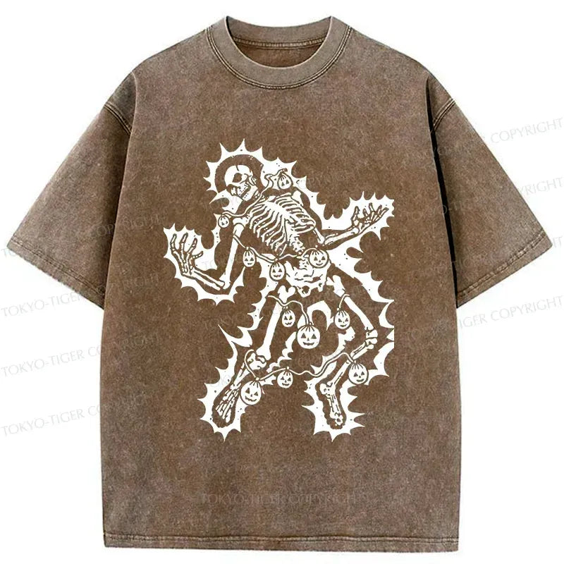 Comfortable Unisex Skeleton T-Shirt for Summer