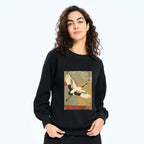 Kyoto-Lion Crane Spirit Classic Sweatshirt