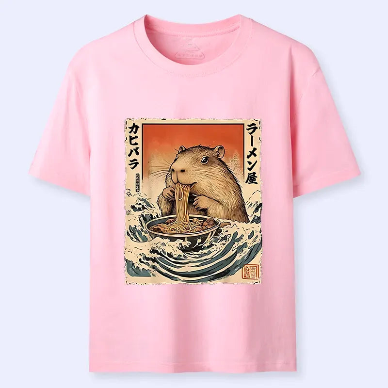 Kyoto-Lion Hamster Eating Ramen Classic T-Shirt