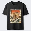 Japanese vintage hamster ramen t-shirt
