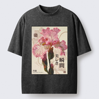 Japanese Iris T-Shirt Free Shipping