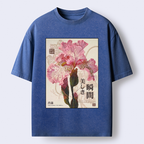 Japanese Iris T-Shirt Free Shipping