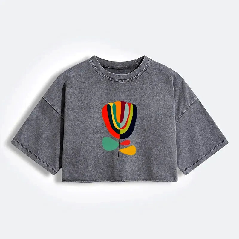 washed minimalist tee for women