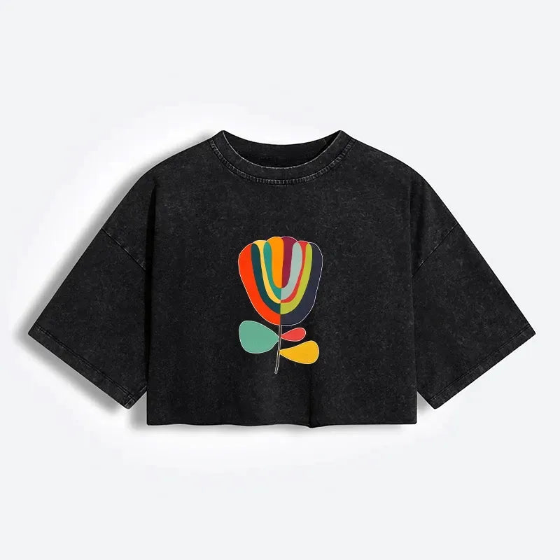washed minimalist tee for women