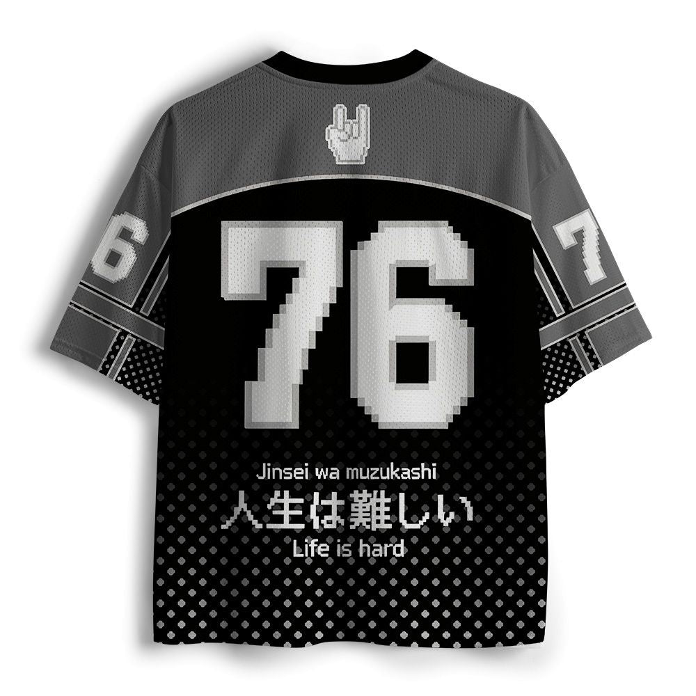 Breathable Mesh Jersey for Daily Casual Wear