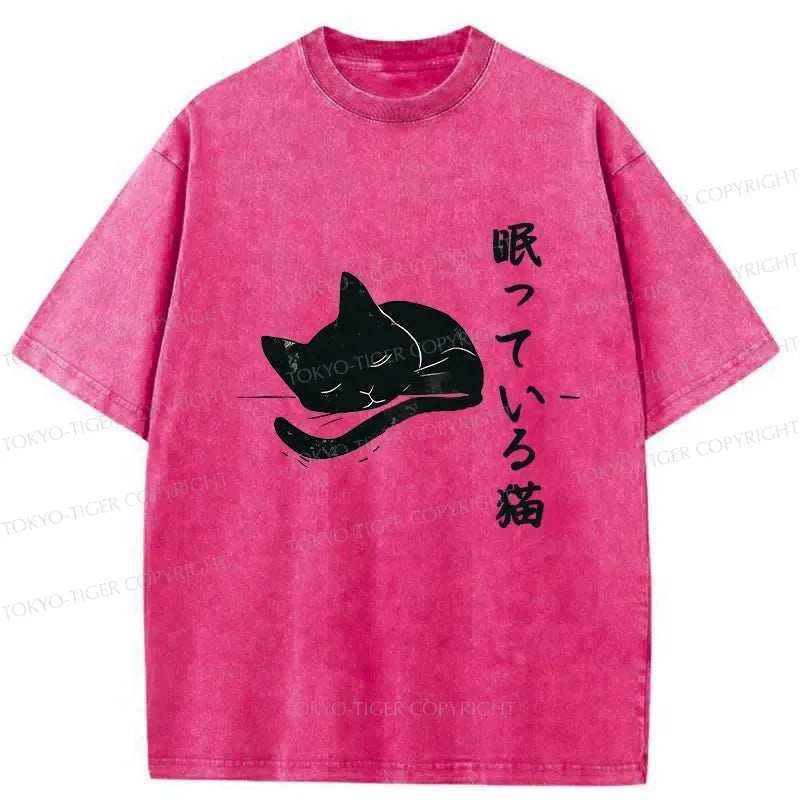 Soft Cotton Ukiyo-e Cat Shirt for Anime Convention