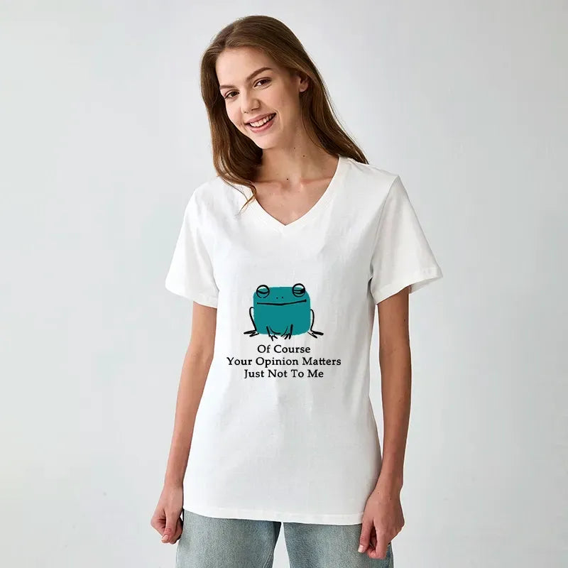 Japanese Frog V-Neck Classic T-Shirt