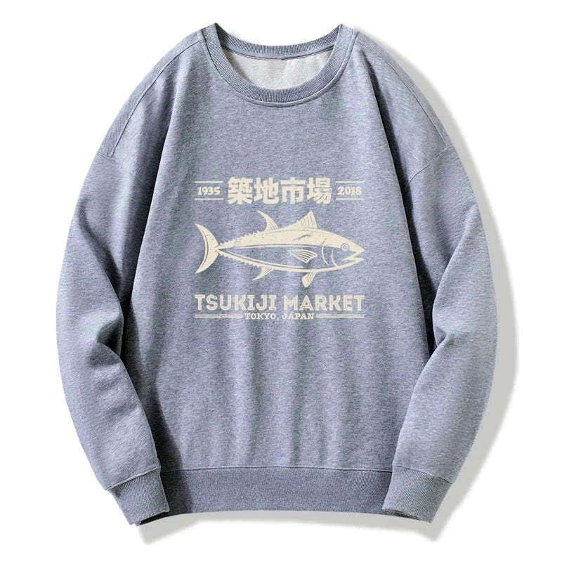 Japanese Streetwear Sweatshirt for Daily Wear