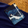 Kyoto-Lion The Great Wave Off Cat Notebook
