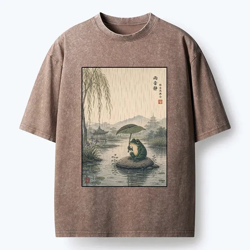 Japanese Frog T-Shirt for Streetwear