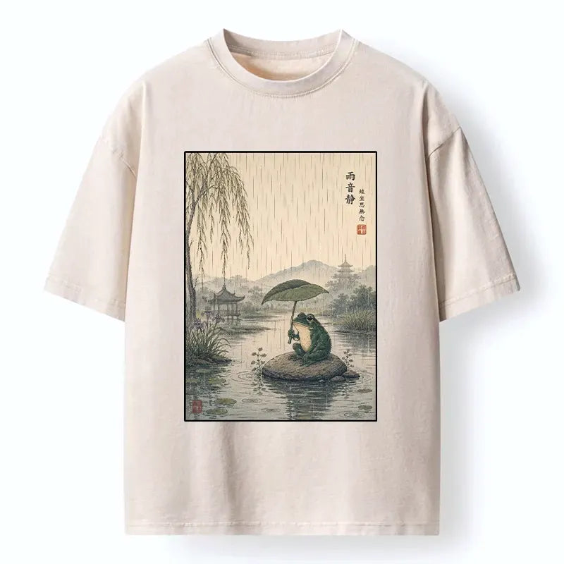 Japanese Frog T-Shirt for Streetwear