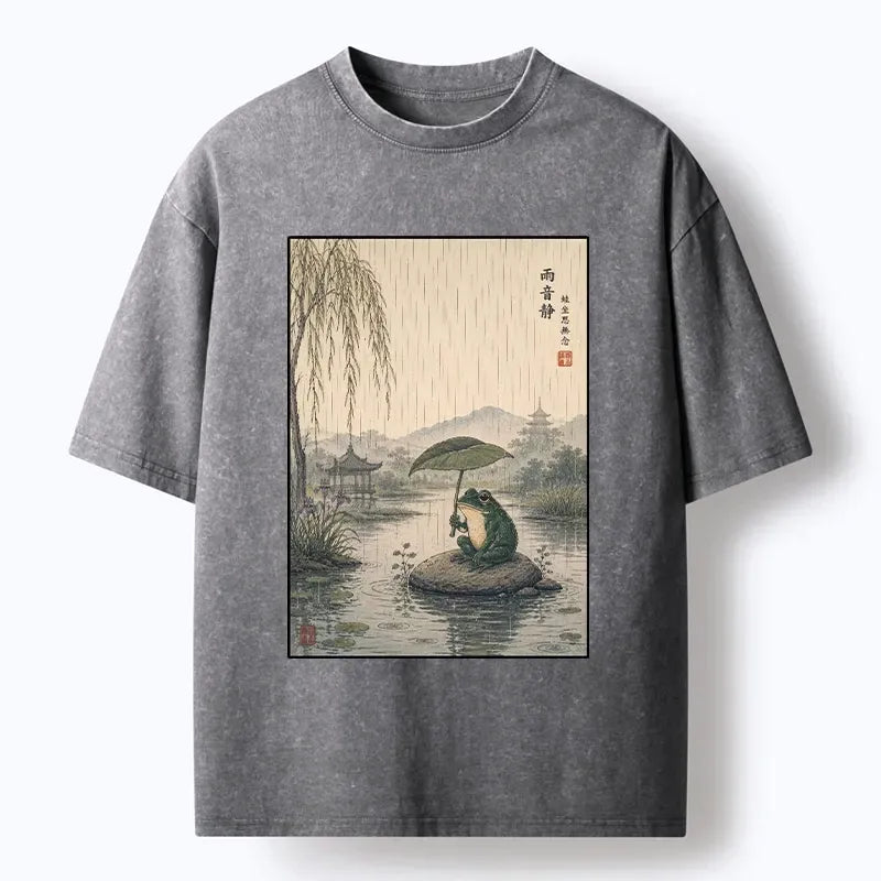 Trendy Frog T-Shirt for Summer Vacation