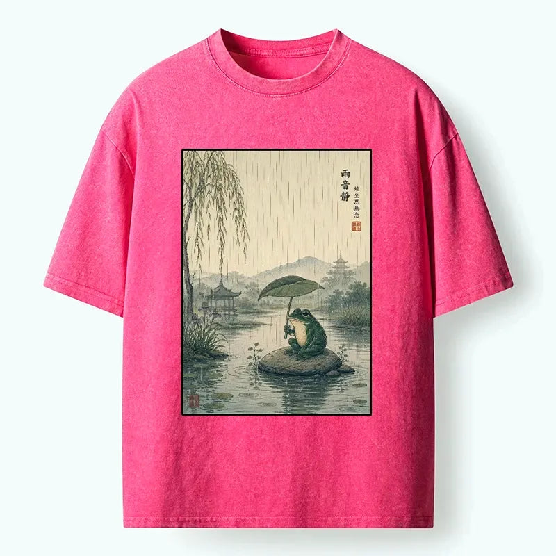 Trendy Frog T-Shirt for Summer Vacation